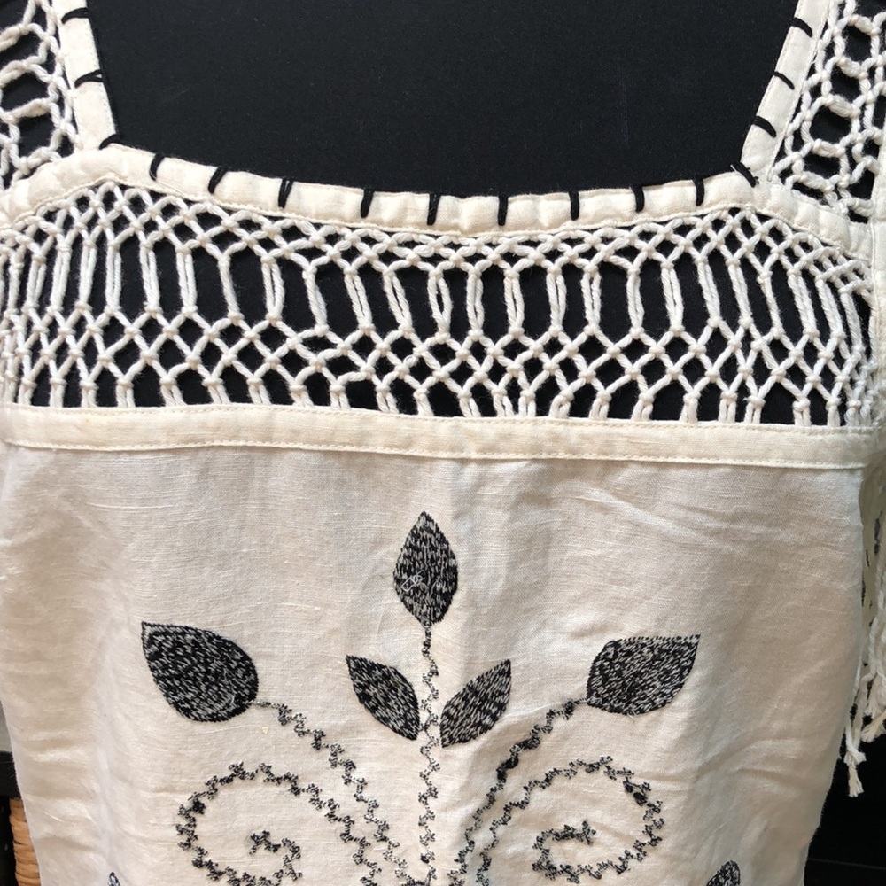 Free People macrame and embroidery dress - Picture 3 of 9